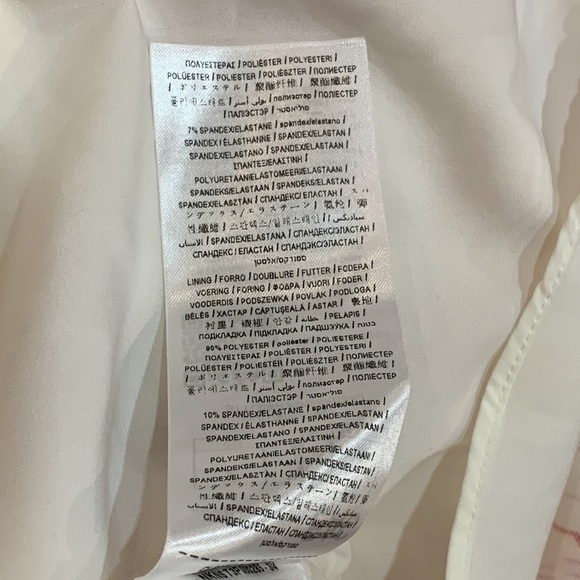 GUESS Juleah Mini Floral Dress in Radiant Poppy Print Ivory size 8 - Picture 15 of 16